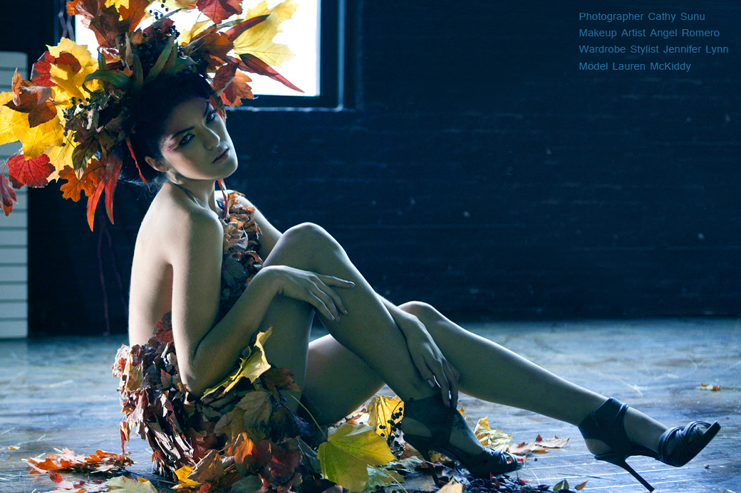 leaf dresses, Leaf dress, autumn costume, leaves, dress, outfit fall, october, changing leaves, editorial, chicago