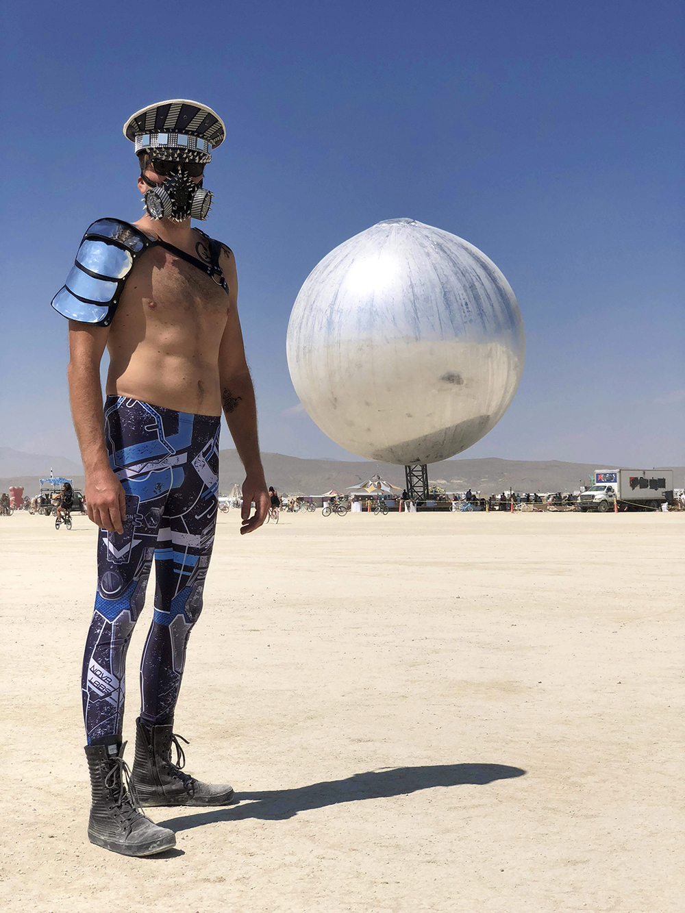 Burning Man metal outfit