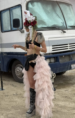 Tie up tulle tiered tutu